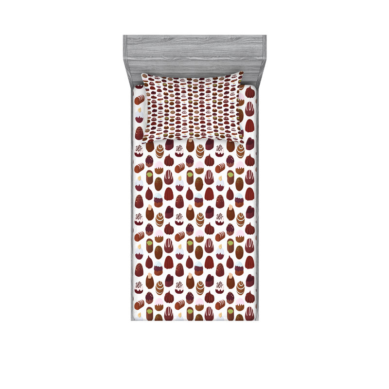 Ensemble de draps en micro-fibre, Ensemble de draps pour lit simple avec un drap-hou