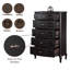 Commode noire antique, Commode noire antique