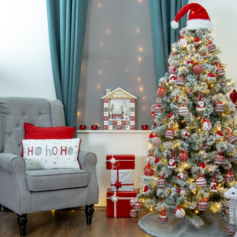 Lighted Artificial Fir Christmas Tree