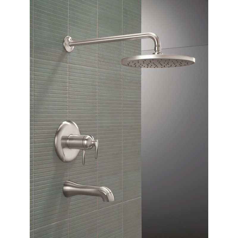 17T Series Tub Shower Trim, Lumicoat Stainless