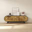 Meuble télé en bois de noyer de style français