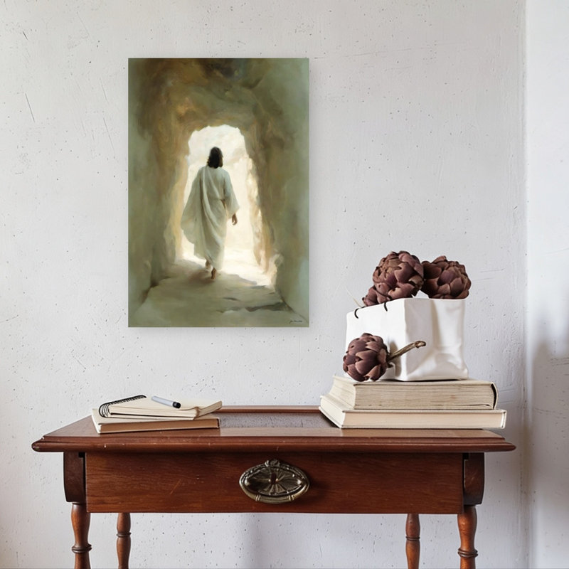 «He Is Risen Abstract Contemporary Architecture», reproduction d'art mural, H 24 po x l 16 po