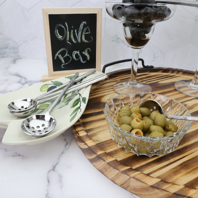 Cuillère olive en acier 4 pièces Aylmer Ensemble