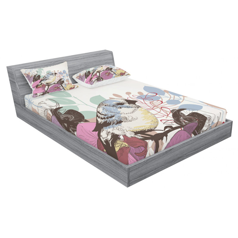 Microfiber Sheet Set, Full Sheet Set with Fitted Sheet