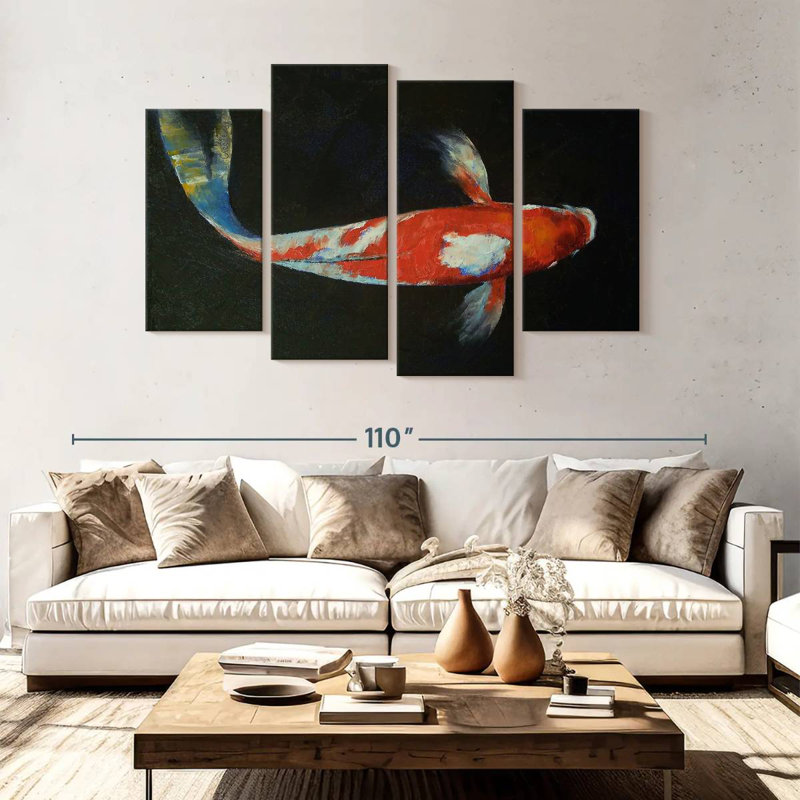 Brampt Koi, 54" H x 84" W