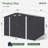 10 ft. W x 8 ft. D Metal Storage Shed