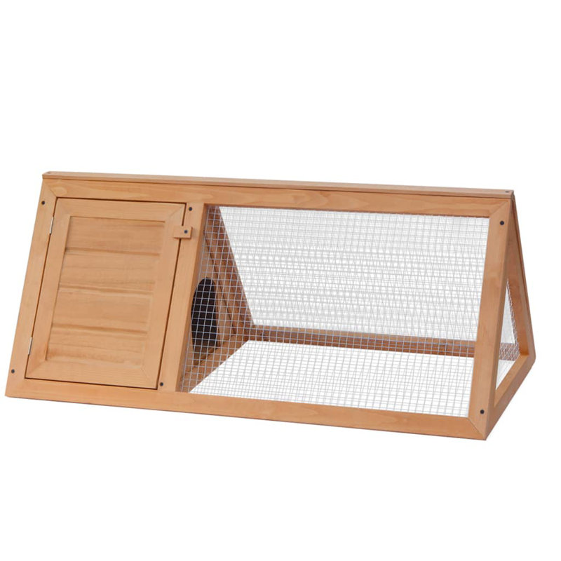 Teo Weather Resistant Rabbit Cage, Oak