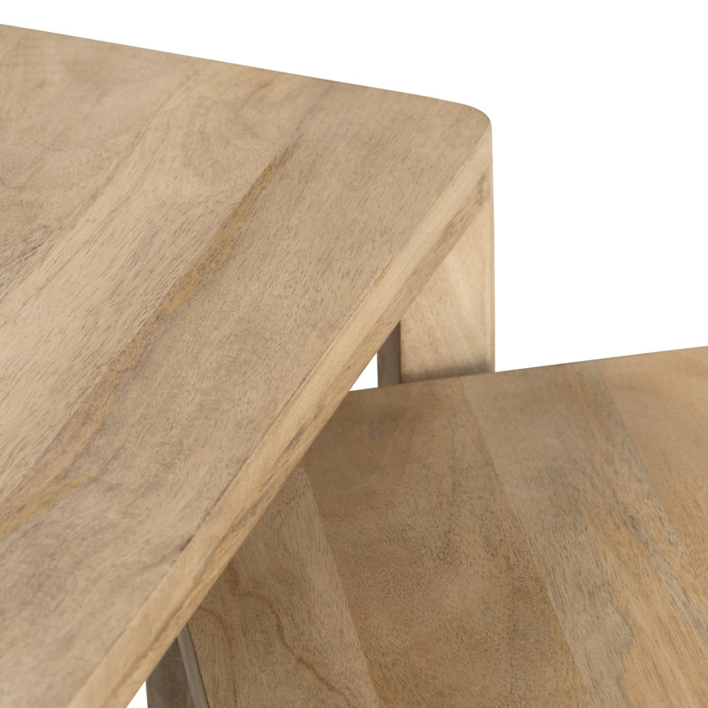 2 Piece Nesting Table Set