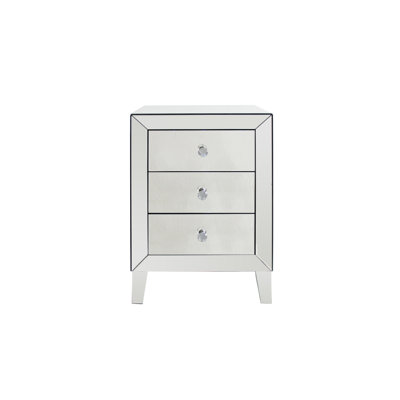 Table de chevet 3 tiroirs Meryle