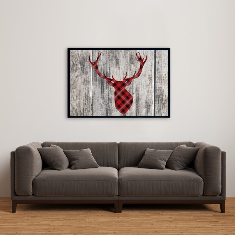 «Wood And Deer» sur toile