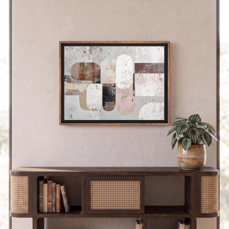 Earthen Geometry, 40" H x 30" W