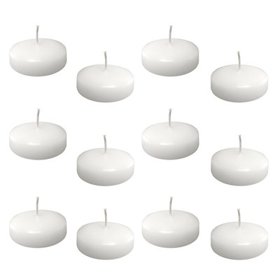 Floating Wax Candles - 12 Count