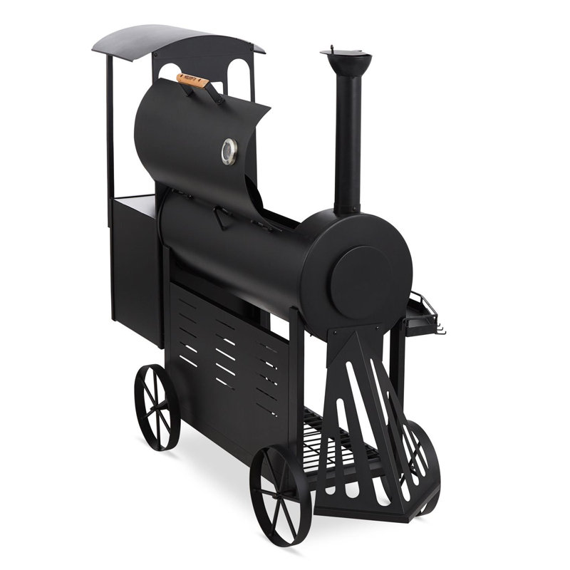 Offset Charcoal Smoker & Grill