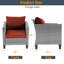 Chaise de patio avec coussins Chamisa-1445883151