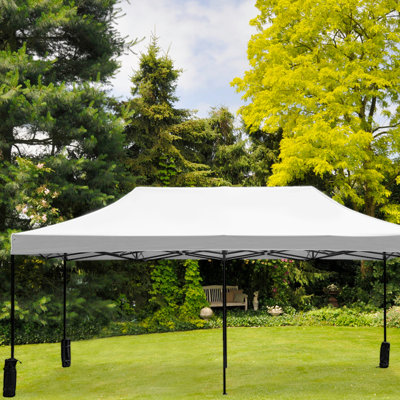 114.1'' W x 222.8'' D Steel Pop-Up Canopy