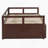 Extending Daybed With Trundle, Wooden Daybed With Pull-Out Bed For Extra Sleeping Space And Versatility, Ideal For Guest Rooms And Sleepovers-271160756