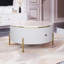 Table basse moderne avec 2 grands tiroirs de rangement Modern (31,5 po)