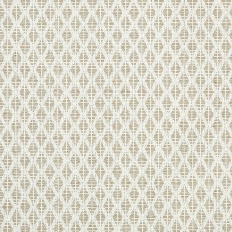 Adel Reversible Throw Pillow, Stripped Beige, 16" W x 16" D