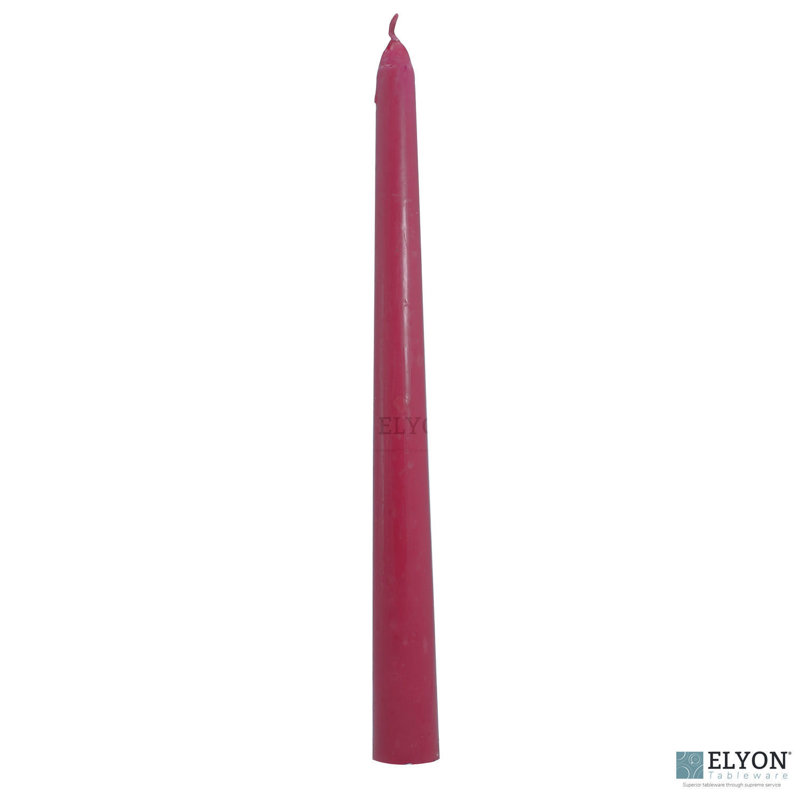 50 Piece Unscented Taper Candle Set, Red