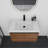 Bathroom Vanity With Sink (Brown)