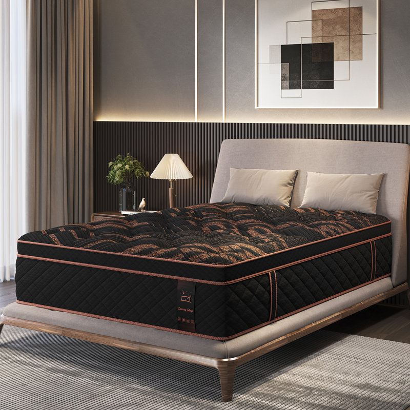 12'' Medium Firm Hybrid Mattress in a Box with Cooling Gel Memory Foam & Pocket Coils, Fiberglass Free, Twin, 12"