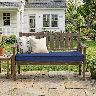 3" Thick Anti-Slip Bench Cushion For Indoor And Outdoor Use
