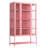 Contemporary Glass Display Cabinet with Integrated LED Lighting and Adjustable Storage-129159032