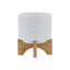 PLATEAU 5 "AVEC SUPPORT CHEVRON, BLANC