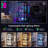 Glass Display Cabinet with Dazzles LED Lights-419259058