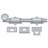 Deltana 8SB26D 8" Surface Bolt; Heavy Duty; Satin Chrome Finish-14747536-68241595