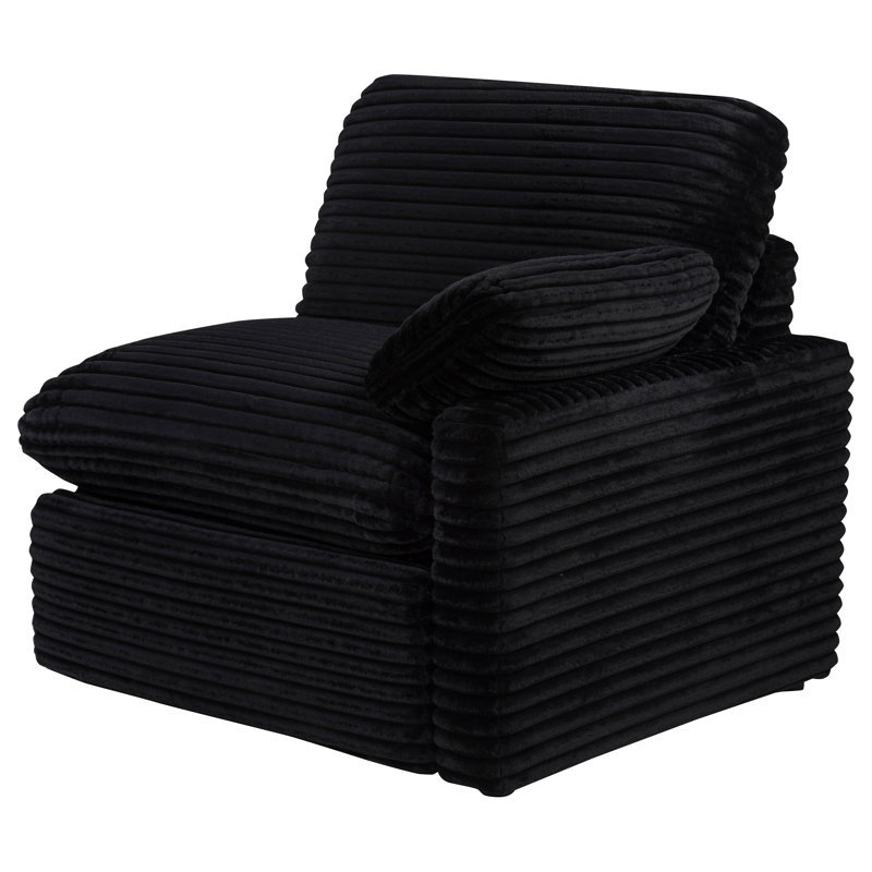 Fauteuil inclinable électrique Collins, Noir, Orienté à droite