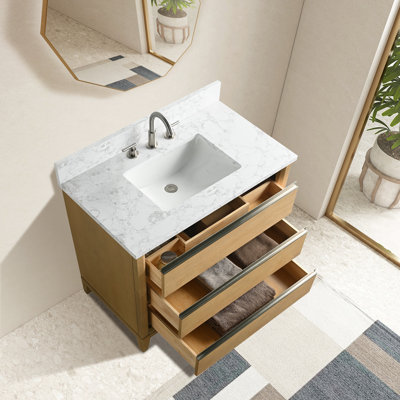 Meuble-lavabo simple 30 po avec comptoir