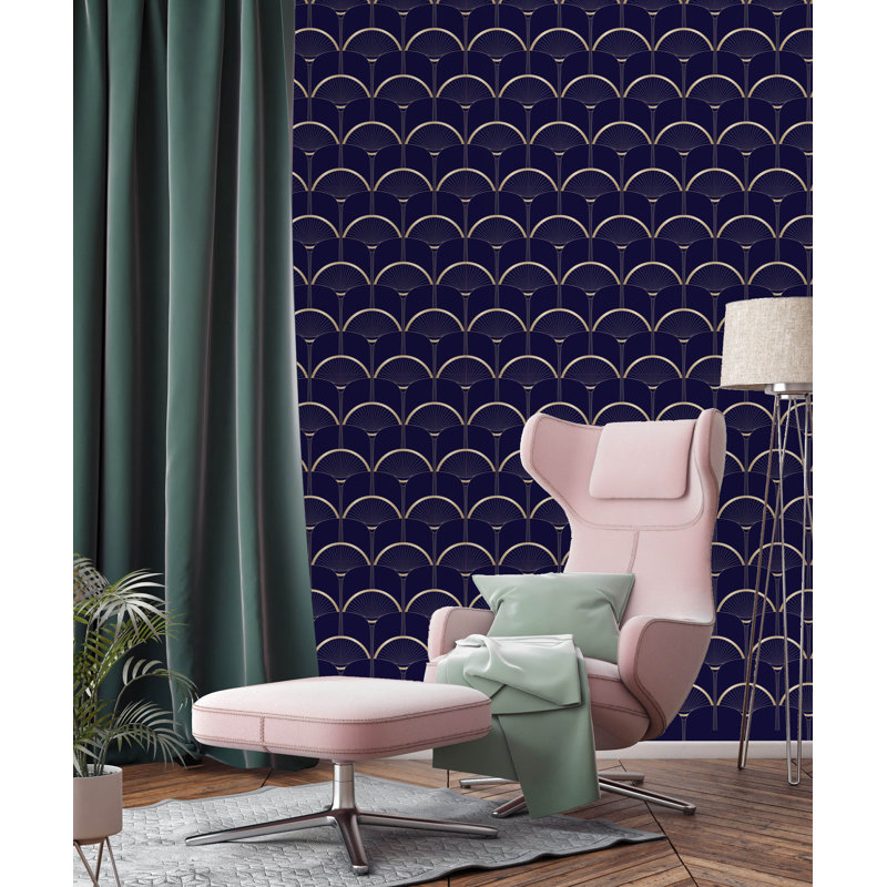 Rouleau de papier peint adhésif Palms, L 10,42 pi x l 25 po