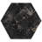 Hex Stone Top End Table