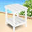 HDPE Outdoor Side Table, 2-tier Adirondack Side Table, All Weather Resistance-741967936