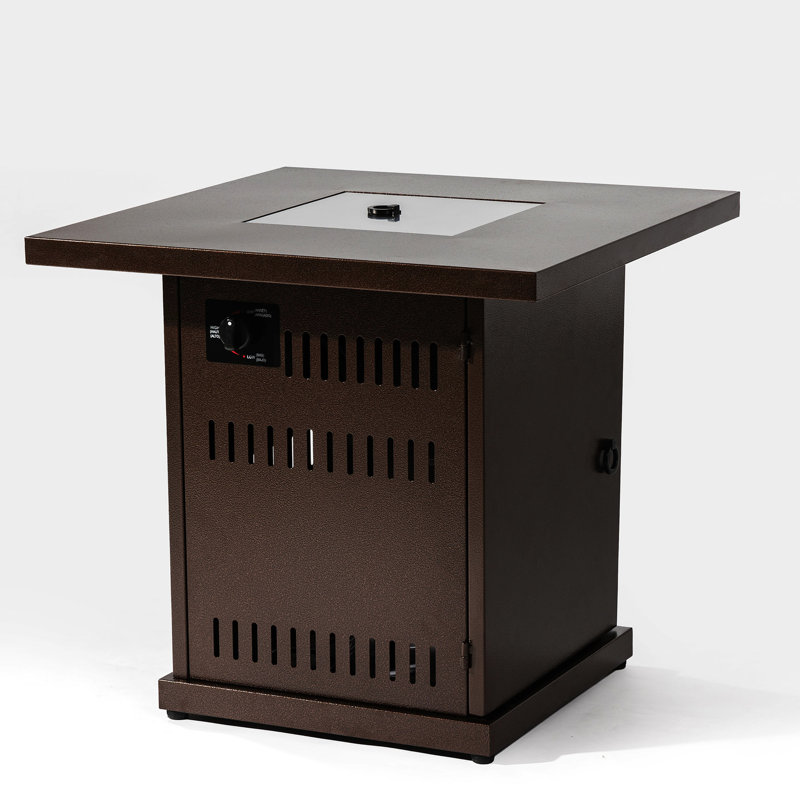 Table de foyer d'extérieur 28 po - Acier pour une utilisation durable et fonctionnelle