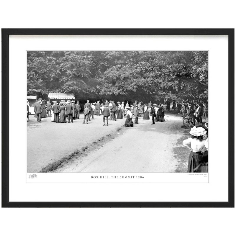 Box Hill, The Summit 1906 by Francis Frith - Single Picture Frame Print, 45cm H x 60cm W x 2.3cm D