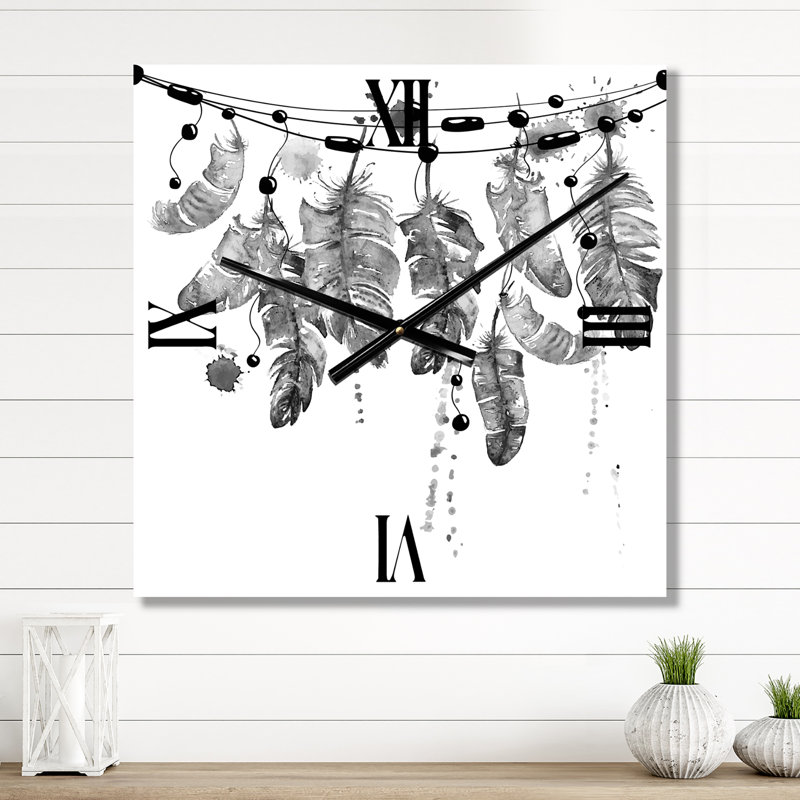 Horloge murale bohème et éclectique, Très grand