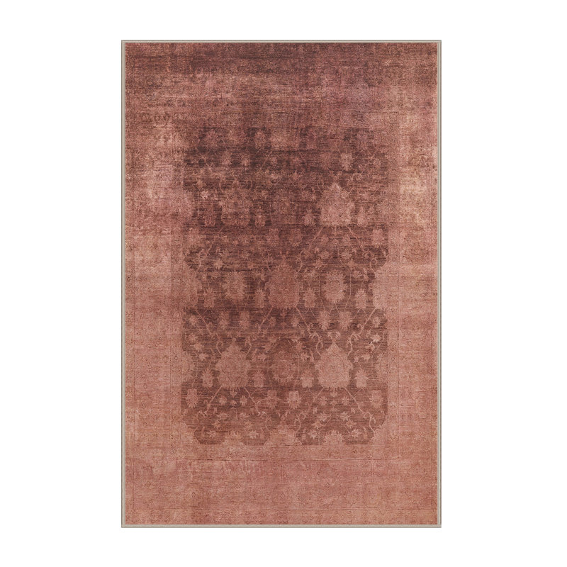 Tapis oriental brun / ivoire, Rectangle 5 pi x 7 pi