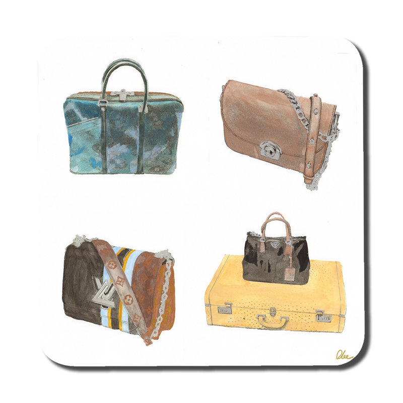 Square 6 Piece Coaster Set