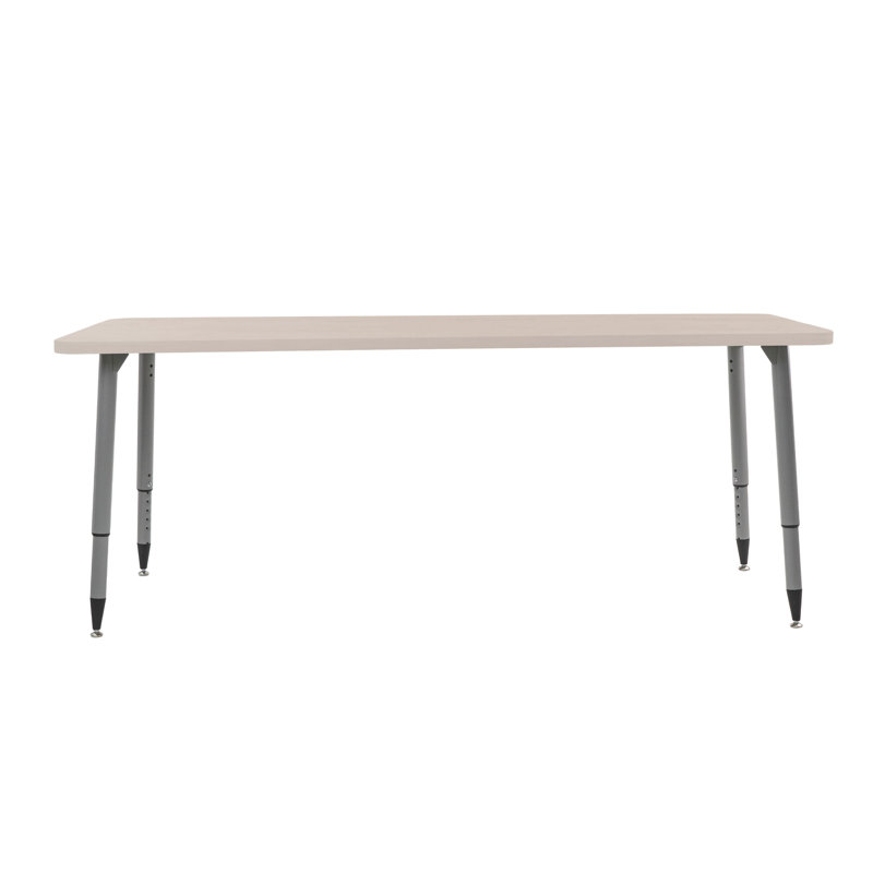 Table d'activité Adapte 24 x 36, 30 po x 60 po, Sable asiatique / argent