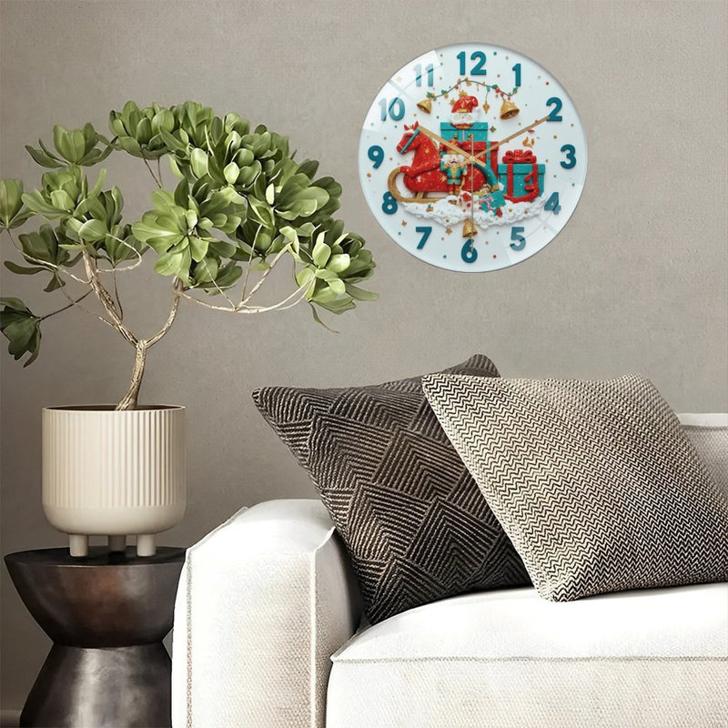 Horloge murale de Noël