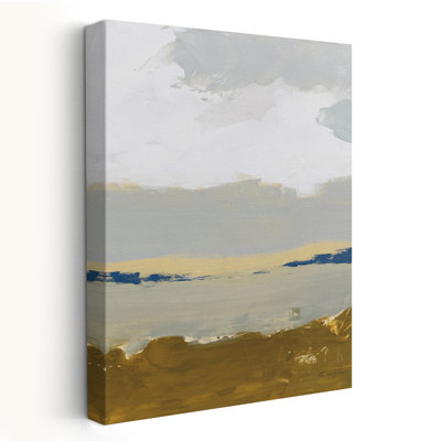 Sands III - Abstract Blue Brown Clouds