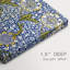 Design floral floral / papier peint (bleu et jaune) -William Morris-toile tendue avec châssis-c. Fin du 19e siècle-101461379
