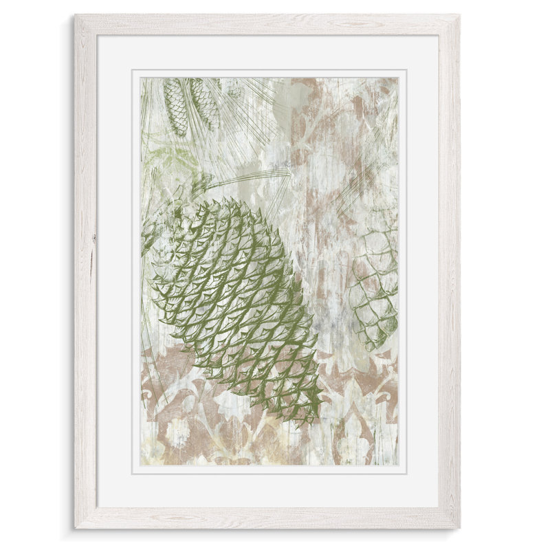 « pinecone fresco i » par paul cezanne-cadre photo, reproduction d’art, H 30 po x l 22 po x P 1,25 po
