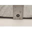 Tapis gris clair / brun en cuir fait à la main à motif géométrique Nonnie-1578008093