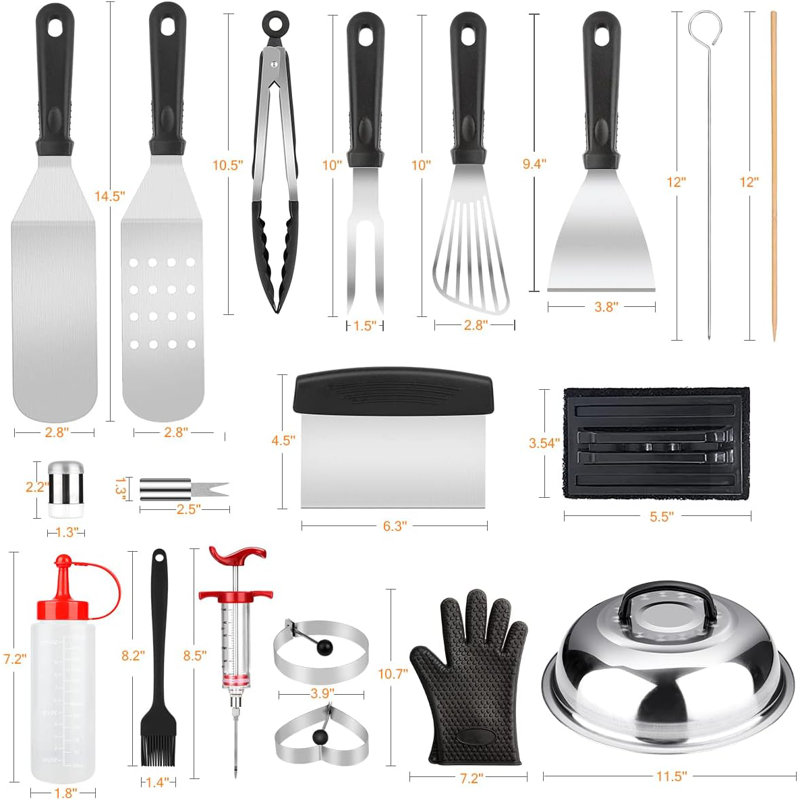 Dishwasher Safe Grilling Tool Set