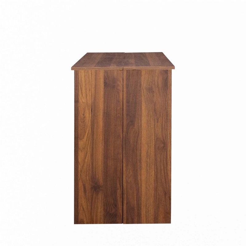 Multifunctional extendable console table, Walnut