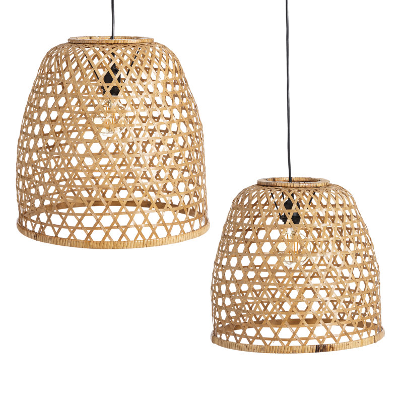 Gelinas 2 - Light Natural Dome Pendant