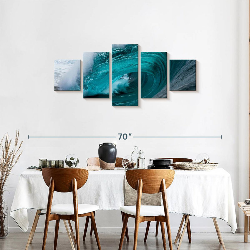 Gillard Powerful Ocean Wave, 24" H x 55" W